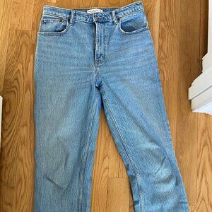 Abercrombie S0's Straight Ultra High Rise